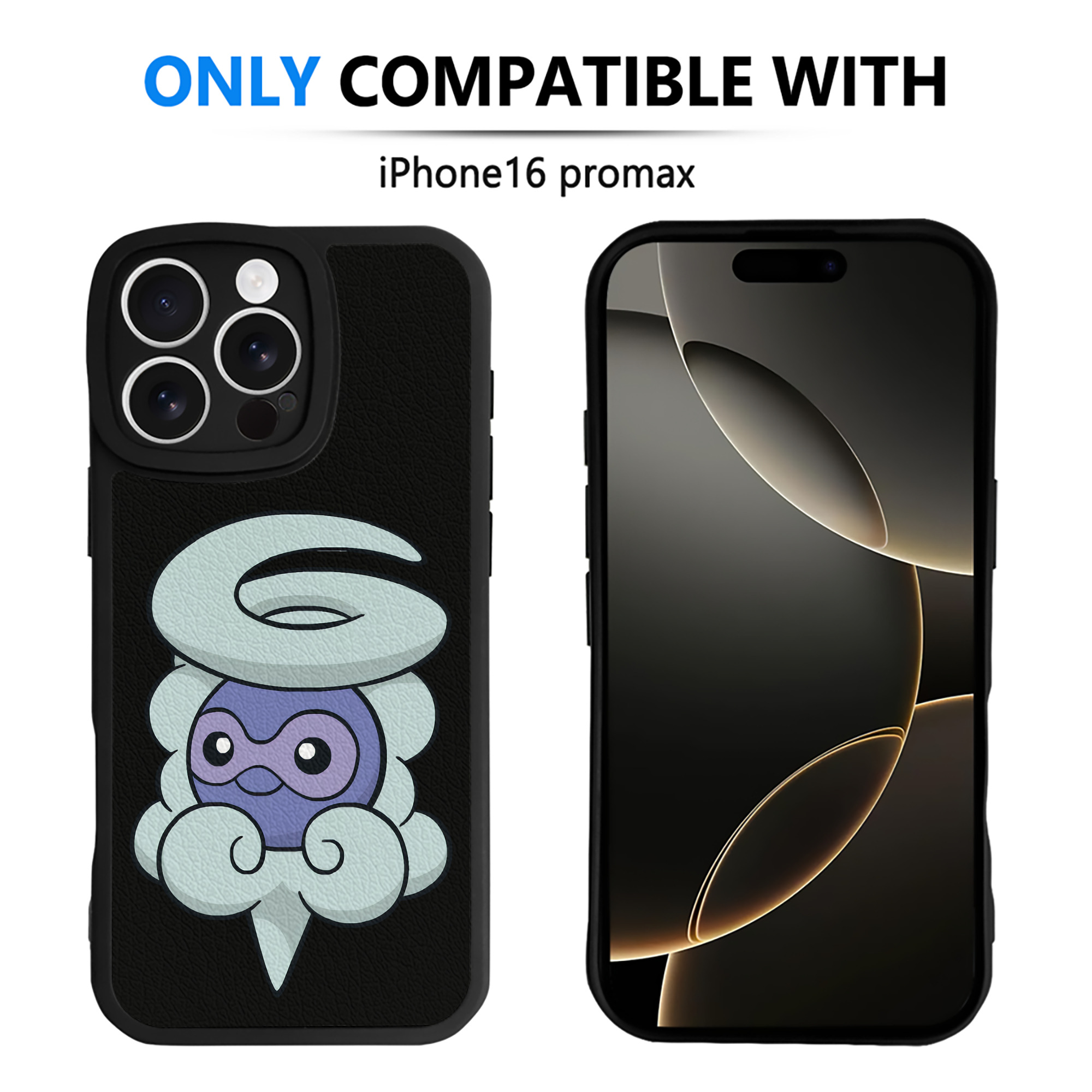 （画像用） ポケットモンスター Pokémon 【iPhone 16シリーズ対応】シリコンスマホケース（レザー調） 材質：シリコン